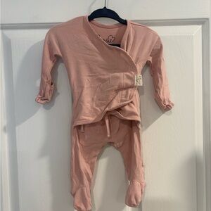 Pink Kids One Piece Footie